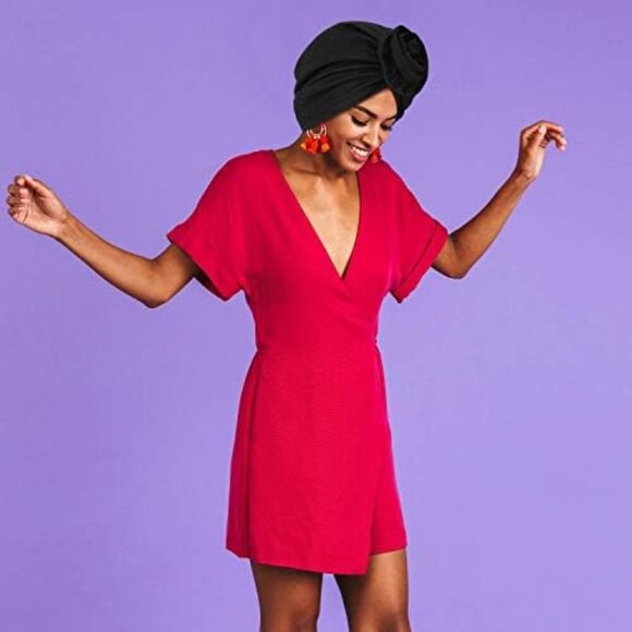 Women Turban Headwraps 6 Pack Cotton Colorful African Knot Bonnet Accessories - Picture 6 of 6